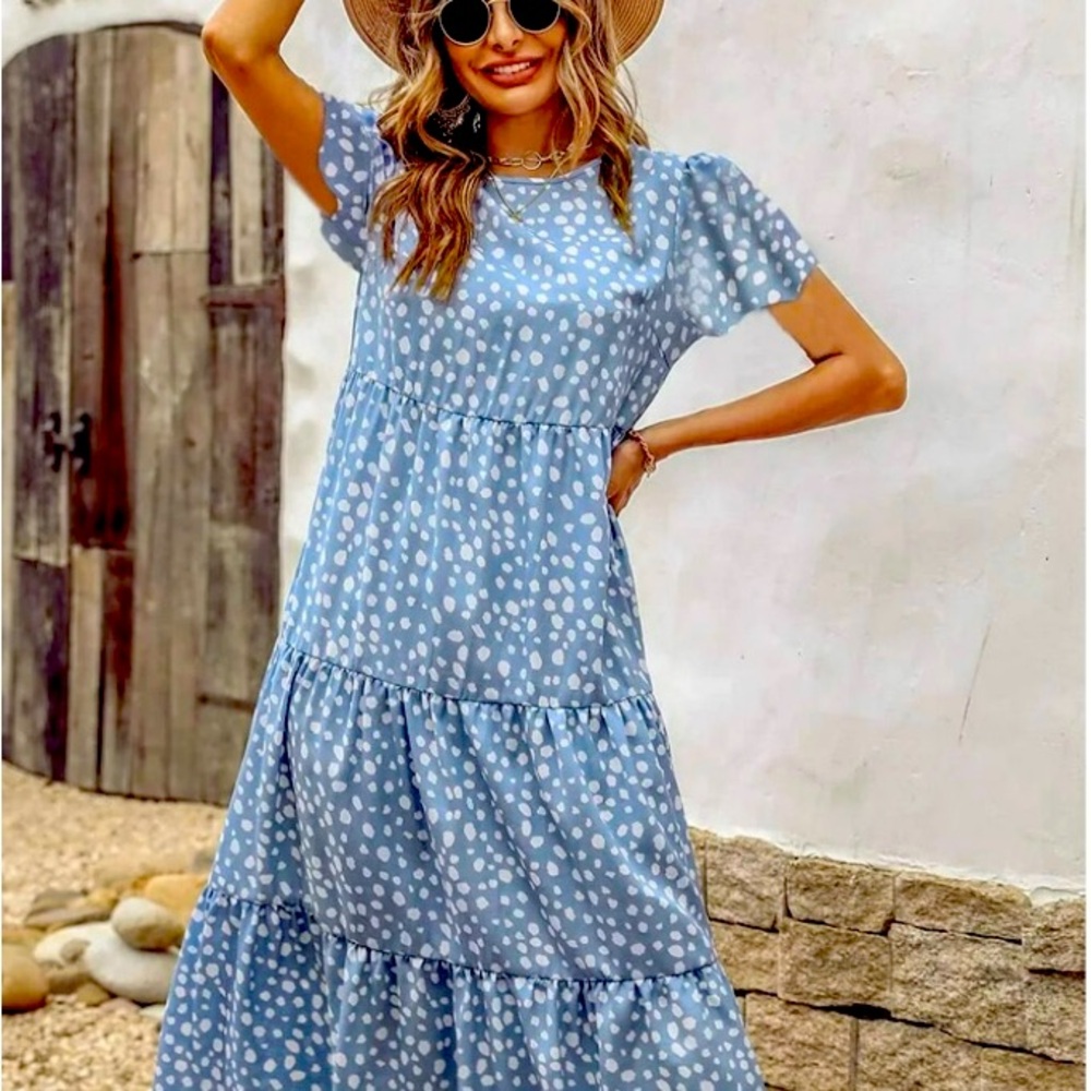 Casual Polka Dots Dress